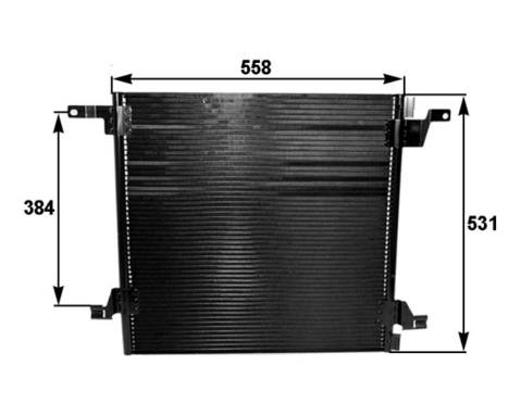 Mercedes A/C Condenser 1638300170 - Behr 351038721